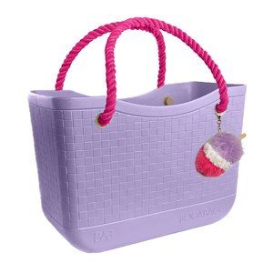 BocaBagg (LIlac) Large EVA Tote Bag-Like Bogg Bag